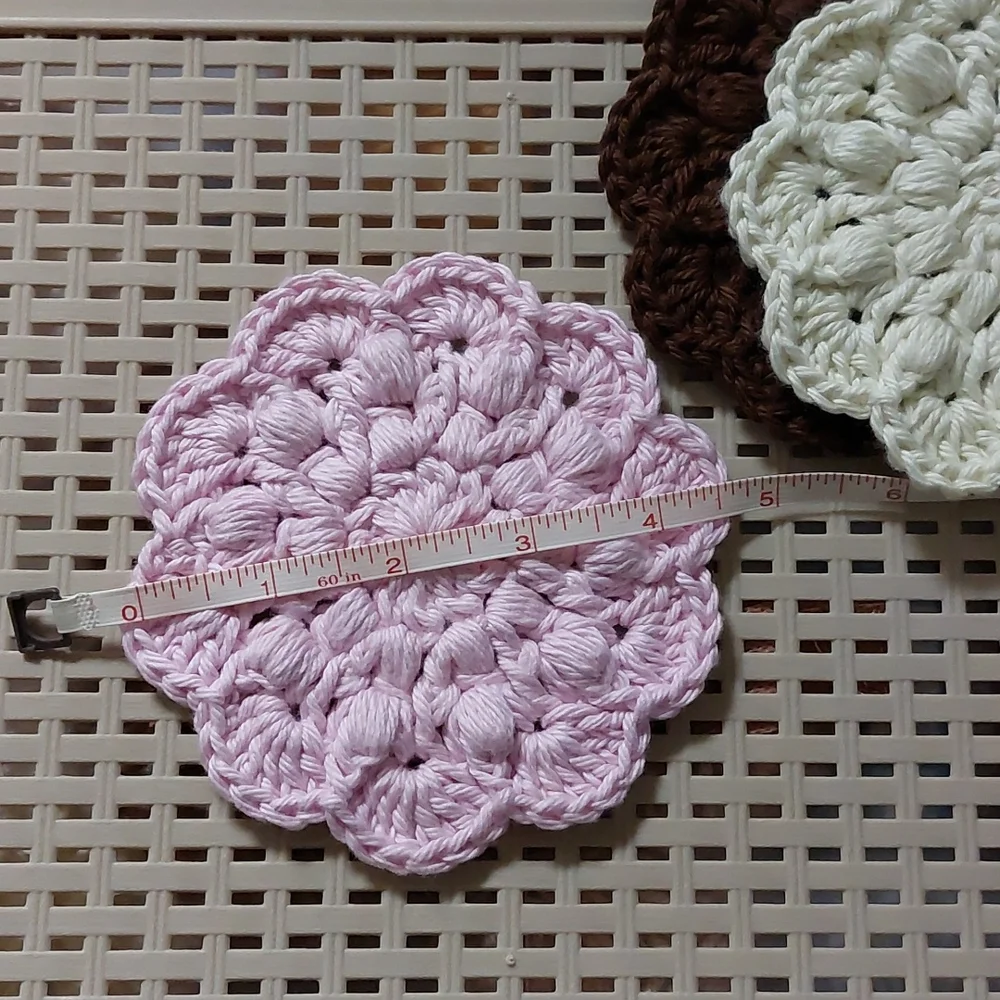 Crochet Super Scrub Facial Rounds▪︎Neapolitan Special Edition▪︎Set of 3
